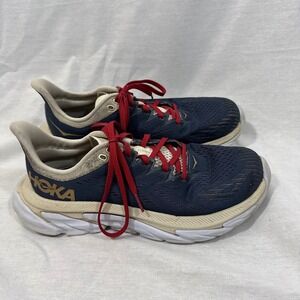 Hoka Clifton Edge Women's Running Shoes Navy‎ Red Size 8.5 gently used sneakers